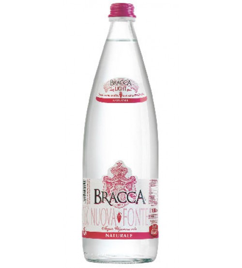 Bracca Nuova Fonte 玻璃瓶 天然矿泉水 1L